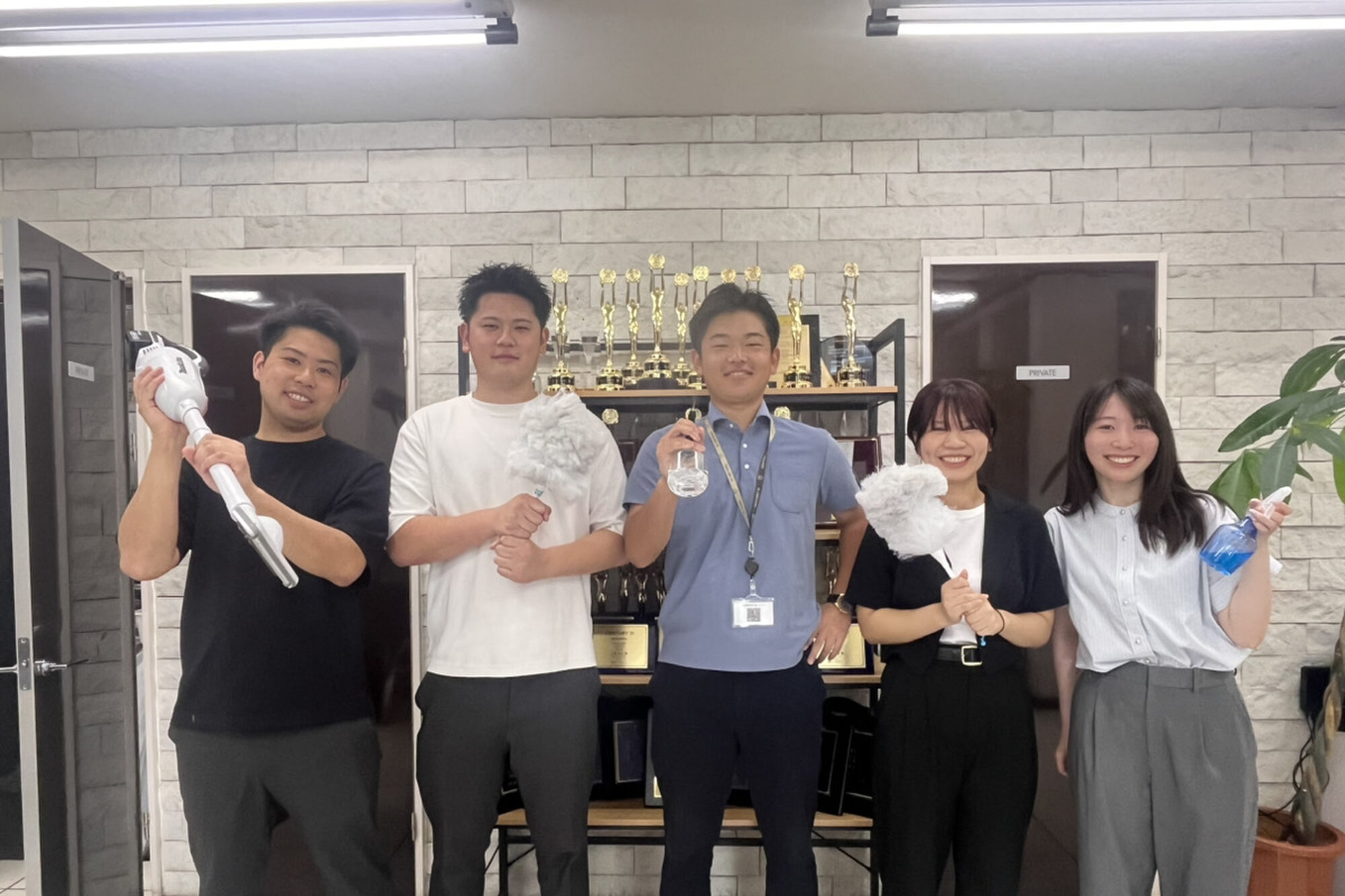 同僚との集合写真